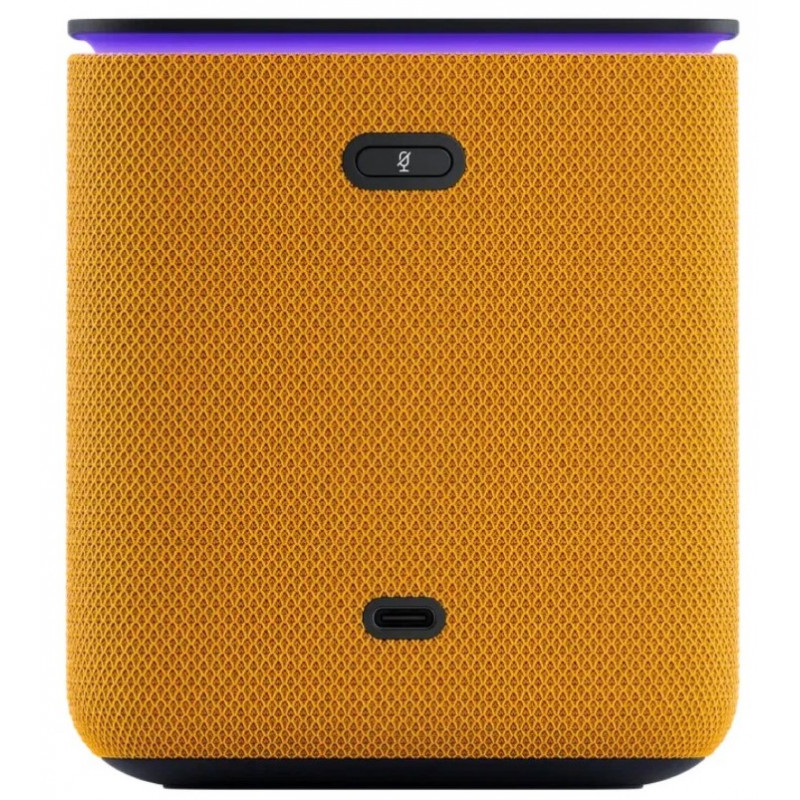 Умная колонка Яндекс Станция с Алисой Миди с Zigbee, Оранжевая