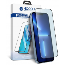 Купить Защитное стекло MOCOLL полноразмерное 2.5D для iPhone 14 Pro 6.1 Черное (Rhinoceros)