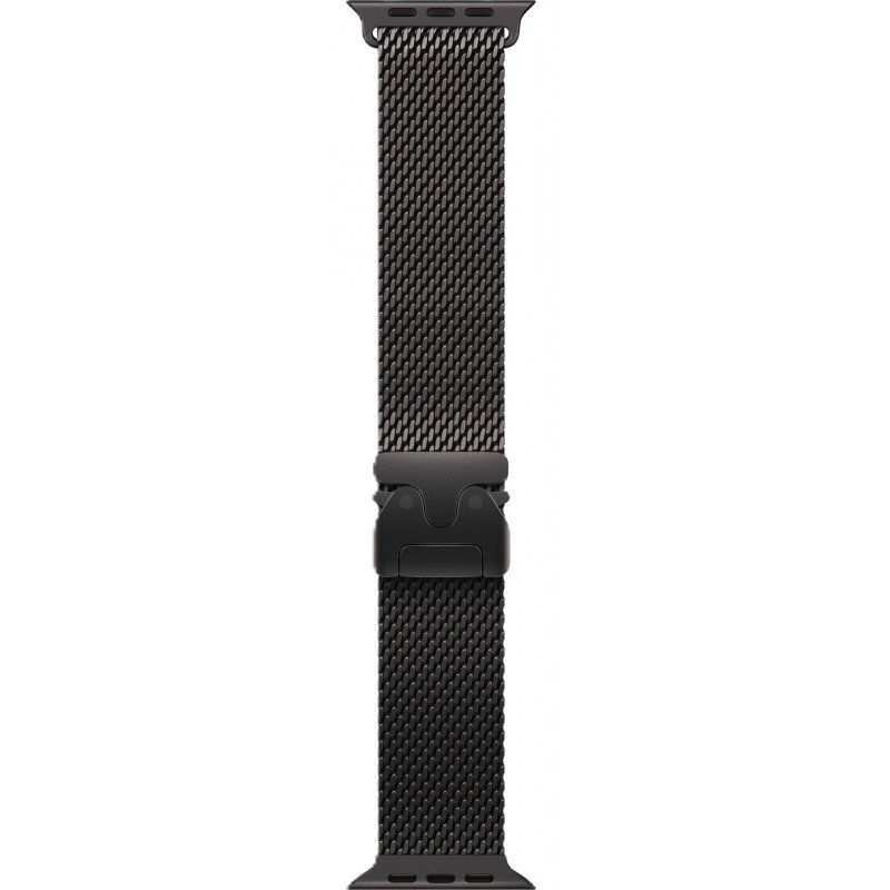 Apple Watch Ultra 3 49mm BlackTitanium Milanese Loop / Black Titanium Case