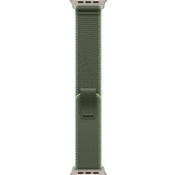 Apple Watch Ultra 3 49mm Trail Loop Green/Neon / Natural Titanium Case