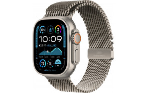 Купить Apple Watch Ultra 2 49mm Titanium Milanese Loop Natural / Titanium Case